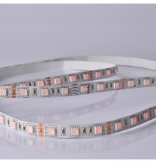 Лента светодиодная RGB ULS-M25-5050-60LED/m-10mm-IP20-DC12V-14,4W/m-5M-RGB PROFI UL-00004375  Uniel