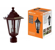 Светильник садово-парковый ЛТУ 6060-13 60Вт ЛН/КЛЛ/LED E27 IP33 шестигранник  SQ0330-0013  TDM