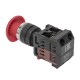 Кнопка AEA-22 "Грибок" красная NO+NC EKF PROxima  pbn-aea-r  EKF