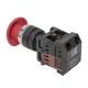 Кнопка AEA-22 "Грибок" красная NO+NC EKF PROxima  pbn-aea-r  EKF