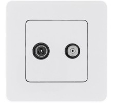 Inspiria Белый Розетка телевизионная TV/SAT "звезда" без рамки  673880  Legrand