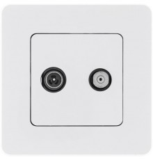 Inspiria Белый Розетка телевизионная TV/SAT "звезда" без рамки  673880  Legrand