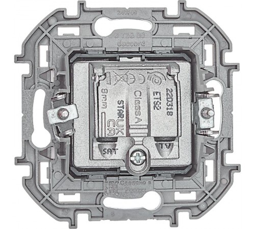 Inspiria Белый Розетка телевизионная TV/SAT "звезда" без рамки  673880  Legrand