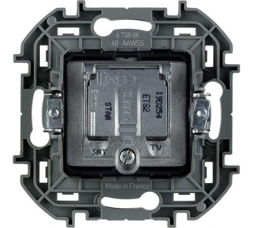 Inspiria Белый Розетка телевизионная TV/SAT "звезда" без рамки  673880  Legrand