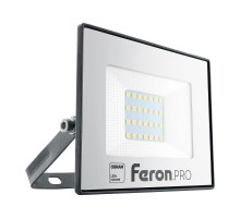 Прожектор светодиодный 30W 6400K IP65 AC175-265V/50Hz, черный, LL-1000  41539  FERON