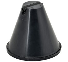 Дер. пр. кр. 8-10мм пл. кр.h=100мм пластик с бет.  ZDP80-70-6-18-100  IEK