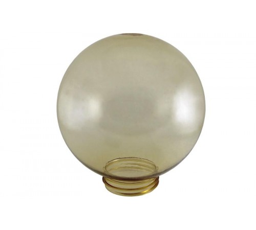 Рассеиватель для садово-паркового светильника шар ПММА 200 мм золотой (резьба А 85)  SQ0321-0221  TDM