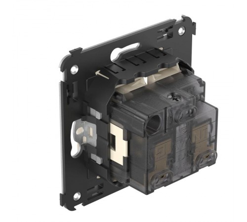 Розетка в стену, 2P+E, с з/ш, "Avanti", "Ванильная дымка"  4405003  DKC