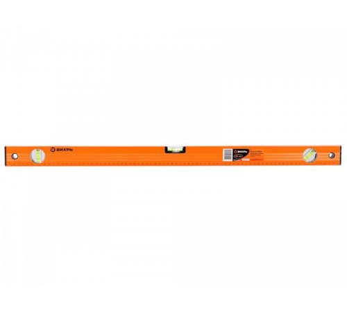 Уровень алюминиевый 1000мм фрезерованный 3 глазка  73/11/4/4  ВИХРЬ