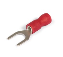 Наконечники вилочные изолированные с ПВХ манжетой 1,5-4 красные (100 шт/уп)  PR08.10394  Промрукав