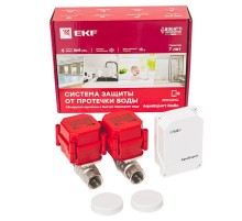Система защиты от протечки воды AquaExpert RADIO 3/4 дюйма  AquaExpert-3/4-radio  EKF