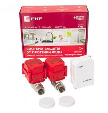 Система защиты от протечки воды AquaExpert RADIO 3/4 дюйма  AquaExpert-3/4-radio  EKF