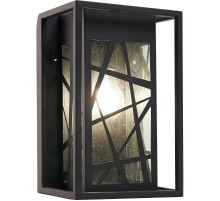 Светильник садово-парковый, 60W 230V E27 черный, PL641 (на стену)  11647  FERON