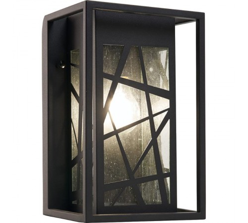 Светильник садово-парковый, 60W 230V E27 черный, PL641 (на стену)  11647  FERON