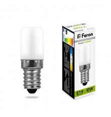 Лампа светодиодная LB-10 (2W) 230V E14 4000K для холодильника  25897  FERON