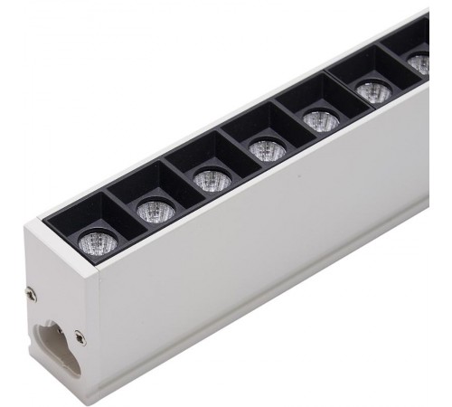 Светильник светодиодный линейный AL4028 IP20 30W 6500K 1197*23*42мм в алюминиевом корпусе, с рефлекторами  41301  Feron