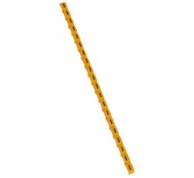 Маркер Duplix - чёрная маркировка на желтом фоне - заглавная буква I  038418  Legrand