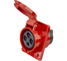 Розетка 14 316 NCA-SR424-32-380 стационарная скрытая 32А 3P+PE IP44 14316 Navigator