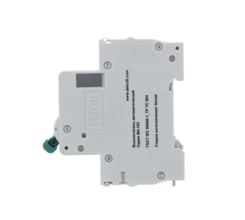 Выключатель автоматический трехполюсный ВА-103 3Р 40А характеристика C 6кА  12309DEK  DEKraft