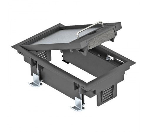 Лючок GES2DB (фальш-пол) 3xModul45 (полиамид,черный) (GES2 DB 9011)  7405104  OBO Bettermann