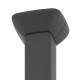 Колонна алюминиевая, 1.5 - 3м, цвет чёрный  09583  DKC