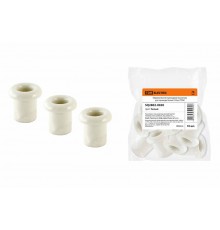 Керамический проходной изолятор для провода белый (10шт)  SQ2802-0020  TDM