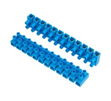 Клеммная винтовая колодка KВ-35 10-35, ток 80 A, полиэтилен синий (10 шт./уп.)  07-5035-4  REXANT