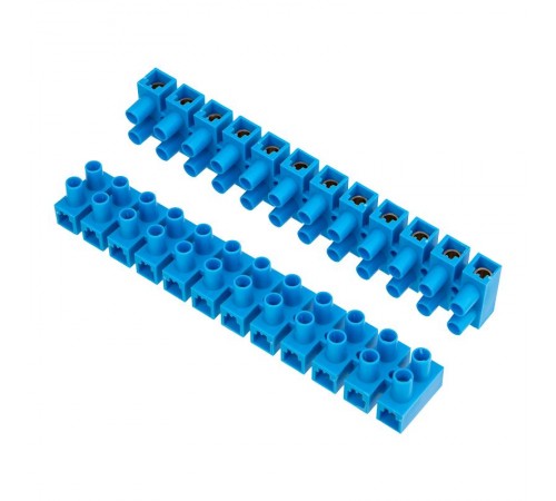 Клеммная винтовая колодка KВ-35 10-35, ток 80 A, полиэтилен синий (10 шт./уп.)  07-5035-4  REXANT