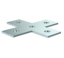 Пластина соед. X-образная для STRUT-профиля HDZ  CLM50D-PXS-136-40-HDZ  IEK
