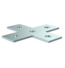 Пластина соед. X-образная для STRUT-профиля HDZ  CLM50D-PXS-136-40-HDZ  IEK