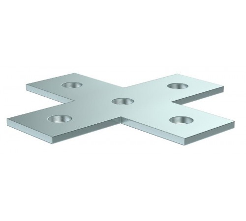Пластина соед. X-образная для STRUT-профиля HDZ  CLM50D-PXS-136-40-HDZ  IEK