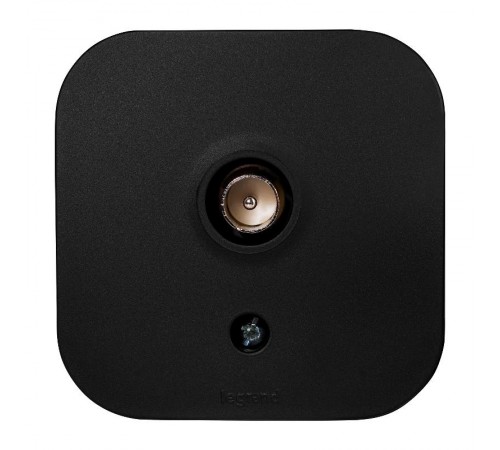 Quteo Чёрный Розетка TV (звезда)  782478  Legrand