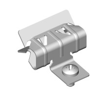 Зажим балочный 15-20 мм с отгибом и винтом М6х9   PR08.5848  Промрукав
