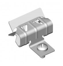 Зажим балочный 15-20 мм с отгибом и винтом М6х9   PR08.5848  Промрукав