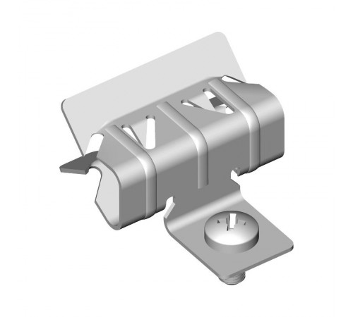 Зажим балочный 15-20 мм с отгибом и винтом М6х9   PR08.5848  Промрукав
