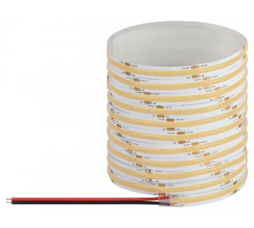 Лента светодиодная  LRCOB-504-8 14W/m 8mm 24V 6500K 3 года гар белая 5 м  Б0068132  ЭРА