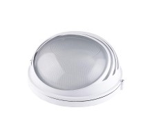 Светильник пылевлагозащищенный под лампу для ЖКХ НПБ1107 белый/круг ресничка 100Вт IP54  SQ0303-0055  TDM