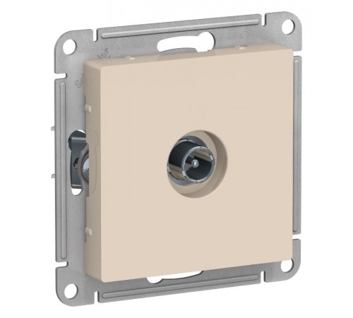 AtlasDesign Бежевый Розетка TV оконечная 1DB, механизм  ATN000291  SE