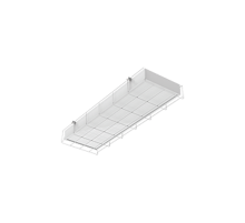 Светильник светодиодный S170 2.0 спорт/ обр.учр накл. 600*212*70мм IP40 16 ВТ 4000К с защ.реш с призм. рас.  V1-E0-00067-01PR0-4001640  VARTON