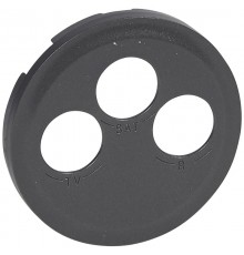 Celiane Графит Накладка розетки TV-FM-SAT   067985  Legrand