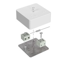 Коробка огнестойкая для кабель-канала Е15-Е120 с термо/предохранителем 75х75х30 IP42  4p, 6.0 мм.кв. 40-0450-FR6.0-4-П  Промрукав