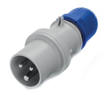Вилка кабельная с безвинтовыми клеммами IP44 32A 2P+E 230В (замена на DIS2133233)  DIS2133233F  DKC