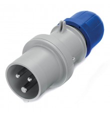 Вилка кабельная с безвинтовыми клеммами IP44 16A 2P+E 230В (замена на DIS2131633)  DIS2131633P  DKC