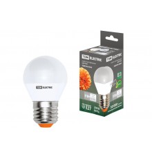 Лампа светодиодная LED 5Вт Е27 220В 4000К FG45 шар  SQ0340-0043  TDM