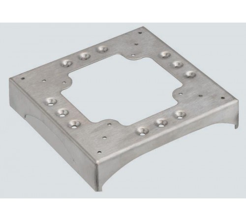 Simon Connect Соединительный цоколь, 2 перф. к/к 85x18мм, 2 отверст. к/к 130х18мм, сталь  KTA822-8  Simon