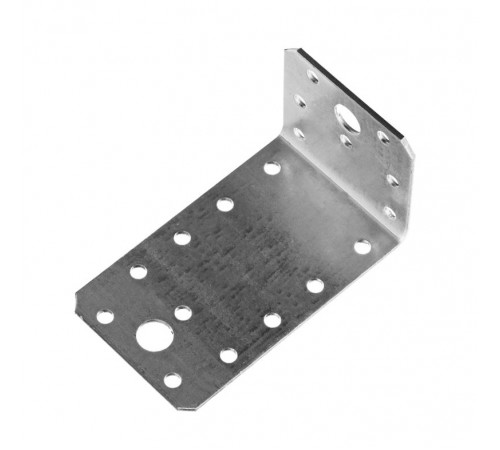 Уголок крепежный ассиметричный 40х40х140х2, оцинкованный - накл.  128092  Tech-KREP