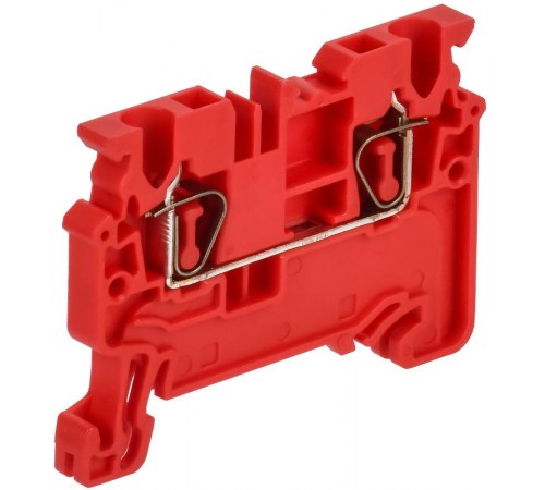 ARMAFIX Клемма пруж. CX2.5 проходн. красная  AF-CT40-00-K04-002  IEK