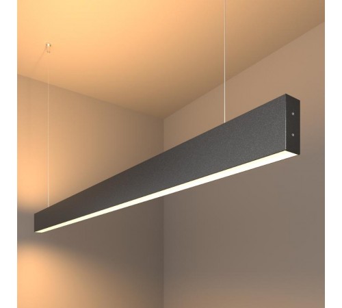 Светильник светодиодный подвесной линейный двусторонний 128см 50W 3000K черная шагрень (101-200-40-128)  a042945  Elektrostandard