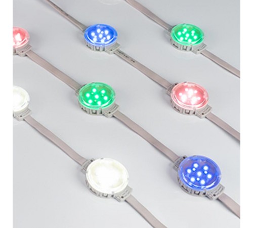 Модуль управляемый DMX-F10-D50 24V RGBW-Day (2W, IP68, 120 deg) (Arlight, Пластик, 3 года)  039489  Arlight