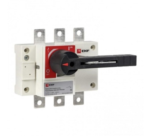 Рубильник-выключатель 160A 3P c рукояткой управления для прямой установки PowerSwitch  psds-160-3  EKF